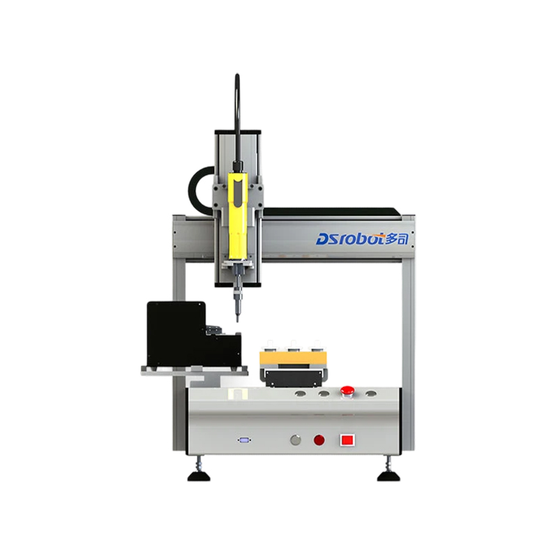 How does the feeding system of a single head screw locking machine avoid bending and deformation of long screws?